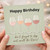 Birthday Card, with Rosé Wine Glasses and Rose Pun