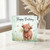 Birthday Card, Cute Highland Cow Happy Birthday Card with Flowers and Butterflies
