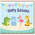 Birthday Card, Cute Safari Animals Children's Birthday Card
