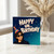 Birthday Card, Retro Cartoon Party Hat Birthday Card
