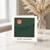 Birthday Card, Abstract Green Landscape with Sun and Waves
