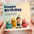 Birthday Card, Hope You Don't Have a Monster Hangover Funny Happy Birthday Card