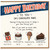 Birthday Card, Happy Birthday Chocolate Fan Card