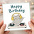 Birthday Card, Cute Cat DJ Birthday Card