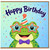 Birthday Card, Cute Frog Party Design