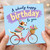 Birthday Card, A Wheely Happy Birthday to You na Bicycle Card