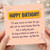 Birthday Card, Happy Birthday Card with Humorous Fake Tan Message
