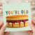 Birthday Card, You're Old Cake Card
