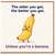 Birthday Card, Funny Banana Age Joke Card