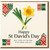 St David’s Day Card - Daffodil and Leek Welsh Design with Tapestry Corners - Happy St David’s Day - May Your Bloom with Pride and Joy - Wales Celebration Greeting Card