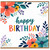 Birthday Card, Floral Birthday Card