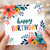 Birthday Card, Floral Birthday Card