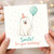 Birthday Card, Cute na Birthday Card with Balloon and Party Hat