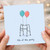 Birthday Card, Life of the Party Balloon Walker Card