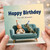 Birthday Card, Happy Birthday You Old Dinosaur Funny Baby and Dinosaur Card