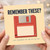 Birthday Card, Retro Floppy Disk Remember These Card