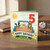 Uncle 5th Birthday Card, Cute Farm Animals Birthday Card