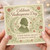 Celebrate Shakespeare Day Greeting Card - Floral Scrollwork with Quill and Theatre Masks - Where Poetry, Drama, and Beauty Endure