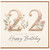 Nephew 22nd Birthday Card, Floral Happy Birthday Card for 22 Year Old