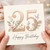 Daughter 25th Birthday Card, Floral Happy Birthday Card