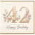 Mum 42nd Birthday Card, Floral Happy Birthday Card