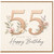 Daughter 55th Birthday Card, Floral Happy Birthday Card