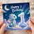 1st Birthday Card, Cute Baby Dragon in the Clouds