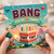 9th Birthday Card, Bang You're 9 Today Pixel Art Birthday Card