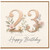 23rd Birthday Card, Floral Happy Birthday Card for Her