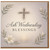 Ash Wednesday Blessings Card - Ash Cross, Candle Glow and Lilies - Christian Lent Greeting for Friends and Family