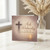 Ash Wednesday Greeting Card - Cross in Ash, Candle and Palm - A Time for Prayer and Renewal - Religious Lent Card