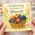 Shavuot Greeting Card - Celebrating the Beauty of Shavuot - Watercolour Basket of First Fruits with Pomegranates, Grapes, Figs, Wheat and Flowers - Jewish Holiday Card