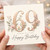 69th Birthday Card, Floral Happy Birthday Card for Her
