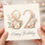 82nd Birthday Card, Floral Happy Birthday Card