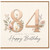 84th Birthday Card, Floral Happy Birthday Card