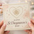 St Dwynwen’s Day Card - Happy St Dwynwen’s Day - Elegant Celtic Knot Heart with Blush Watercolour - Welsh Love/Anniversary Card