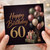 60th Birthday Card, Happy Birthday 60 Card with Balloons and Gifts