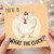18th Birthday Card, You’re 18 What the Cluck Funny Chicken Card