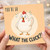 50th Birthday Card, Funny Chicken What The Cluck Card