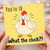 18th Birthday Card, Funny Chicken Card for Him or Her