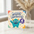 4th Birthday Card, Cute Monster Happy Birthday Card