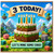 3rd Birthday Card, Let's Mine Some Cake Gaming Birthday Card