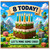 8th Birthday Card, Gaming Birthday Card, Let's Mine Some Cake