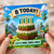 8th Birthday Card, Gaming Birthday Card, Let's Mine Some Cake