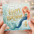 4th Birthday Card, Mermaid Birthday Card