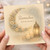 Ramadan Mubarak Card - Elegant Floral Crescent Moon with Lantern and Candles - Islamic Greeting Card for Family and Friends