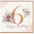 6th Birthday Card, Floral Happy Birthday Card