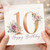 10th Birthday Card, Floral Happy Birthday Card for Her