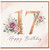 17th Birthday Card, Floral Happy Birthday Card