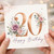 20th Birthday Card, Floral Happy Birthday Card